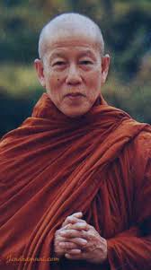 Maha Ghosananda in monastic setting, continuing the traditions of Theravada Buddhism